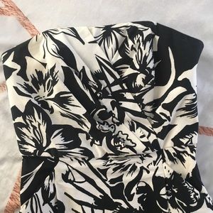 Formal Knee Length Strapless Dress